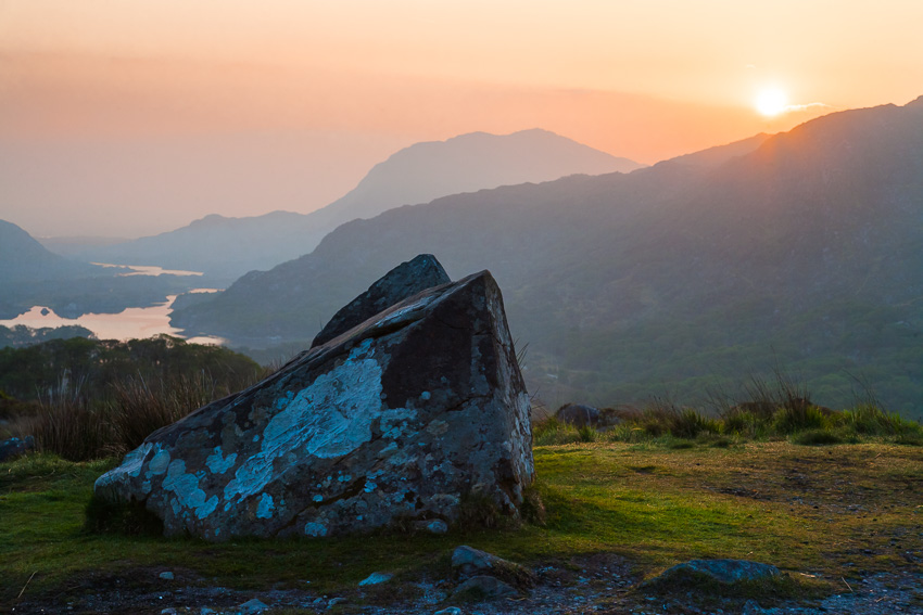 Ladies View at sunrise, Co. Kerry, Ireland